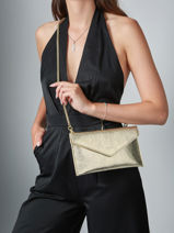 Pochette De Soire M Paddock Cuir Etrier Or paddock TLOS1670-vue-porte