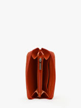 Porte-monnaie Cuir Etrier Orange madras EMAD900-vue-porte