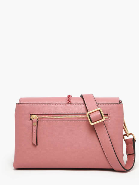 Sac Bandoulière M Torsade Cuir Etrier Rose torsade ETOS169M vue secondaire 3